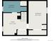 Upstairs floor plan featuring a bedroom, laundry room, and additional living space at 1449 Clinton St, Aurora, CO 80010