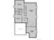 Basement floor plan featuring recreation room, two bedrooms, bath, and unfinished storage with potential wet bar at 39172 Clymer St, Elizabeth, CO 80107