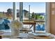 Outdoor patio view with seating area and scenic neighborhood surroundings at 4000 Donnington Cir, Castle Rock, CO 80104