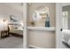 Hallway view with decorations at 4001 W 32Nd Ave # 1, Denver, CO 80212