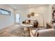Bright and airy living room with hardwood floors and modern furniture at 1717 Grove St, Denver, CO 80204