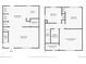 A detailed floor plan showcasing the layout of the home's first and second floors at 3334 Navajo St, Denver, CO 80211