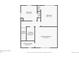 A detailed floor plan showcasing the layout of the home's second floor at 3334 Navajo St, Denver, CO 80211