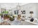 Bright and open living room with hardwood floors and stylish furnishings, perfect for modern living at 485 E Arizona Ave, Denver, CO 80210
