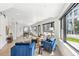 Spacious living room with polished concrete floors and large windows for ample natural light at 485 E Arizona Ave, Denver, CO 80210