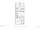 A second floor plan featuring two bedrooms, one primary bedroom, two bathrooms, a laundry room, and a loft area at 7022 Todd Ct, Frederick, CO 80530