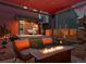 Relaxing backyard space featuring a fire pit and comfortable seating area at 4125 Coriander St, Castle Rock, CO 80109