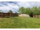 Well maintained lawn enclosed by wood fence providing privacy and security at 9719 Burberry Way, Highlands Ranch, CO 80129