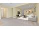 Finished basement with plush carpeting, a comfortable sofa, and a TV area at 9719 Burberry Way, Highlands Ranch, CO 80129