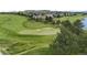 Golf course view showing the lush green fairway of this residential community at 1251 Double Eagle Ct, Castle Rock, CO 80104
