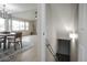 A dining area offers hardwood floors and ample light at 329 Lodgewood Ln, Lafayette, CO 80026