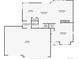 Detailed floor plan showcasing the layout of the kitchen, living room, and garage spaces at 329 Lodgewood Ln, Lafayette, CO 80026