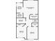 Upstairs floor plan featuring bedrooms, bathrooms, and closet spaces at 329 Lodgewood Ln, Lafayette, CO 80026