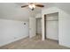Neutral bedroom featuring a closet and a connecting room at 4032 Lipan St, Denver, CO 80211