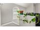 Landing area with arched window, plant, and gray walls at 11105 E Alameda Ave # 204, Aurora, CO 80012