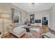 Comfortable living room showcasing an area rug, neutral paint, and natural light at 2819 W 43Rd Ave, Denver, CO 80211