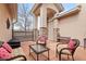 Inviting outdoor patio area with comfortable seating, perfect for relaxing and entertaining guests at 2714 Calmante Pl, Superior, CO 80027