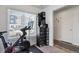 Bright bedroom with a window, carpet, and storage at 5121 N Yampa St, Denver, CO 80249