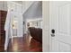 Bright entryway featuring hardwood floors and an open floor plan at 8452 Everett Way # C, Arvada, CO 80005