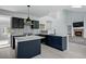 Contemporary kitchen with an island, stylish countertops, and modern appliances at 1874 Cedaridge Cir, Superior, CO 80027