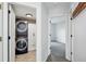 Convenient laundry area with modern washer/dryer and ample storage space at 1874 Cedaridge Cir, Superior, CO 80027