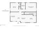The home's layout features living room, dining room, kitchen, bedrooms and bath at 949 Pontiac St, Denver, CO 80220