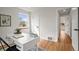 Bright home office features a modern desk and hardwood floors at 949 Pontiac St, Denver, CO 80220