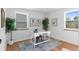 Bright home office space with natural light, wood floors, and decorative plants at 949 Pontiac St, Denver, CO 80220