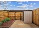 The backyard features a patio and storage shed at 12927 W 20Th Ave, Golden, CO 80401
