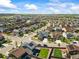 Panoramic aerial view of a neighborhood with well-maintained homes and landscaped yards at 14920 Munich Ave, Parker, CO 80134