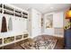 Organized mudroom with storage solutions, creating a functional and clutter-free transition from outdoors at 2153 S Columbine St, Denver, CO 80210