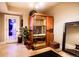 Luxurious home sauna with glass door, wooden benches, and tile flooring for relaxation at 2153 S Columbine St, Denver, CO 80210
