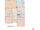 Upstairs floor plan with the primary bedroom and bathroom, additional bedrooms, and a convenient laundry area including an elevator at 2153 S Columbine St, Denver, CO 80210