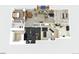 First floor plan featuring gym, bedrooms, and stairs at 7330 Routt St, Arvada, CO 80005