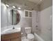 Clean bathroom with a shower/tub combo at 1735 N Ogden St # 303, Denver, CO 80218