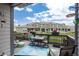 Inviting back deck offers a cozy outdoor seating area with great views of the neighborhood at 11823 Barrentine Loop, Parker, CO 80138