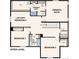 Upper level floor plan with bedrooms, bathrooms, laundry, and an owner's suite at 5718 Ranch St, Mead, CO 80504