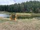 Relax by the pond on your own swing while enjoying the gorgeous mountain views at 9705 Canon Dr, Sedalia, CO 80135