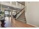 Spacious foyer features hardwood flooring and lots of natural light at 5421 Potentilla Ct, Parker, CO 80134