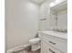 Clean bathroom featuring a vanity with drawers and a mirrored medicine cabinet at 8915 Field St # 118, Broomfield, CO 80021