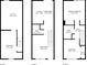 Floor plan displaying a utility room and bedroom, kitchen, dining area, bathroom and living room, primary bedroom, bathroom, hall and bedroom at 8915 Field St # 118, Broomfield, CO 80021