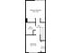 Floor plan displaying a primary bedroom, bathroom, hall and bedroom with dimensions in feet at 8915 Field St # 118, Broomfield, CO 80021