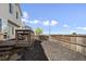 Backyard featuring wood fence and deck at 708 S Carlton St, Castle Rock, CO 80104