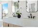 Elegant bathroom vanity with double sinks and modern fixtures at 2206 Alpine Dr, Boulder, CO 80304