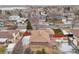 Aerial view of house with backyard and deck at 4611 S Queen St, Littleton, CO 80127