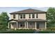 Inviting two-story home with neutral siding, covered porch, and well-manicured front lawn at 1396 S Boston Ct # B, Denver, CO 80247