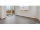 Dining area with sliding glass door to backyard access at 889 Crest St, Lochbuie, CO 80603