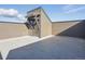 An outdoor rooftop deck with a cozy entrance and privacy fencing perfect for entertaining and relaxation at 14536 Mellow Ct, Morrison, CO 80465