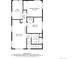 Floor plan detailing the layout of the third floor, including the bedrooms, Gathering room, and bathroom locations at 1608 Beaver Brook Canyon Rd, Evergreen, CO 80439