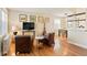 Bright and airy living room with hardwood floors and contemporary decor at 2813 Jasmine St, Denver, CO 80207